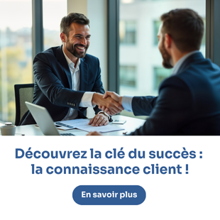 <center><strong>Maîtrisez l’art de la<br>connaissance client !</strong></center>